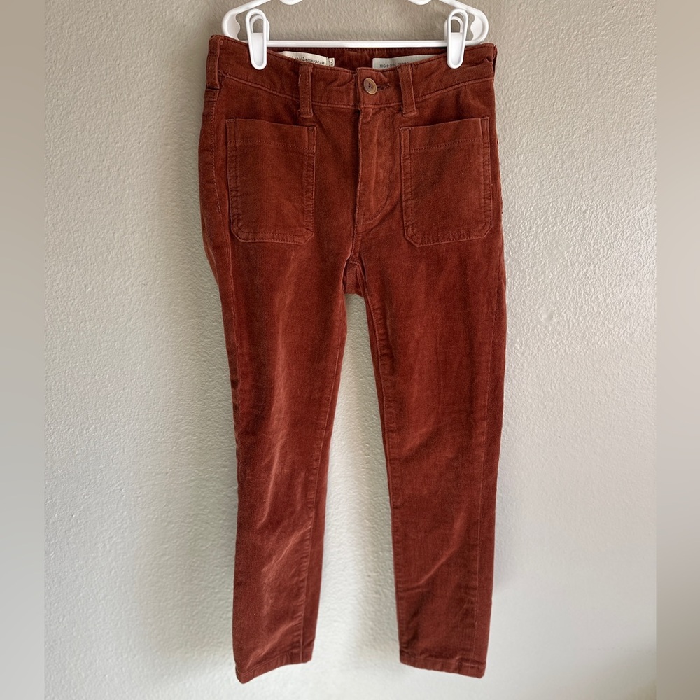 Pilcro and the Letterpress Anthropologie size 24 women micro corduroy pants